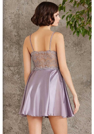 Pierre Cardin 6005 Kadın Saten Dantelli 6'lı Set-royal ROYAL
