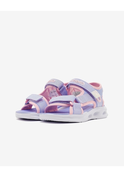 Skechers Sola Glow Sandal Büyük Kız Çocuk Mor Işıklı Sandalet 303024l Lvlp Mor