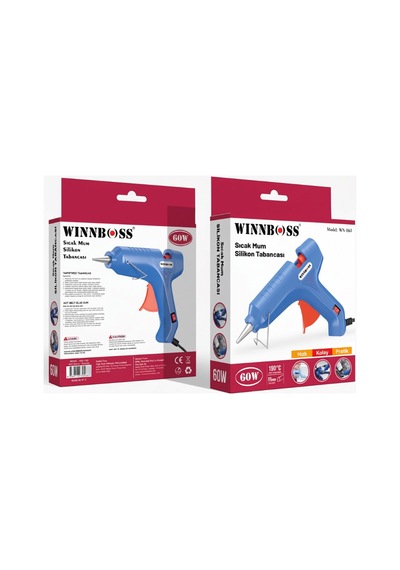 60w Sıcak Silikon Tabancası - Elektrikli - 11 Mm Mum Silikon Uyumlu