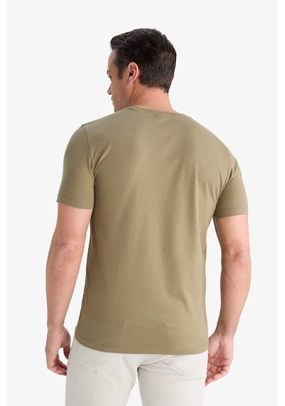 Defacto Slim Fit Dar Kesim Bisiklet Yaka Esnek Kumaş Kısa Kollu Tişört E2635ax25smkh436 Haki Defacto Slim Fit Dar Kesim Bisiklet Yaka Esnek Kumaş Kısa Kollu Tişört E2635ax25smkh436 Haki