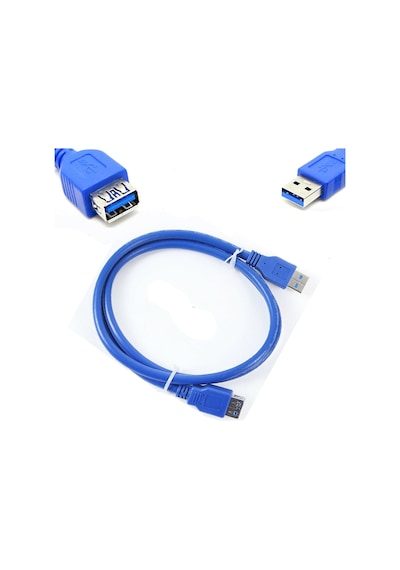Usb 3.0 Uzatma Kablosu Hdd Harddisk Bağlantı Kablosu 30Cm