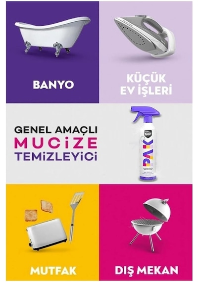 Selsil Pak Mucize Köpük Sprey Yüzey Temizleyici 500 ML