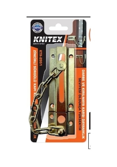 Knitex-zincirli Sürgülü Kapı Kilidi Vkm Ktx-2951