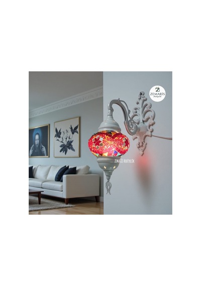 Beyaz Renk Aplik Bordo - 821590560 Bordo