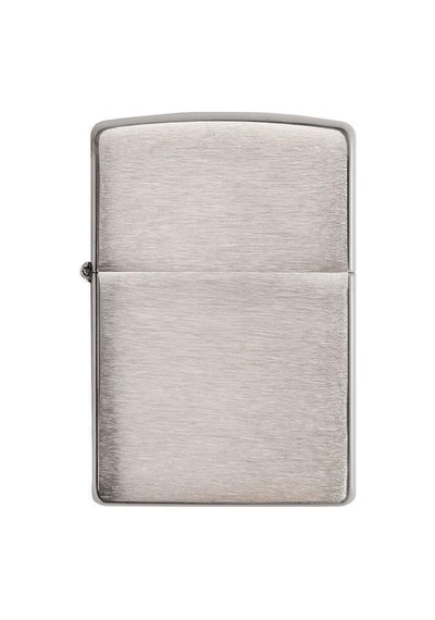 Zippo 200-019272 Reg Brush Finish Chrome Çakmak Gümüş