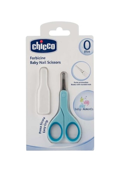 Chicco Bebek İçin Mavi Kapaklı Tırnak Makası Mavi