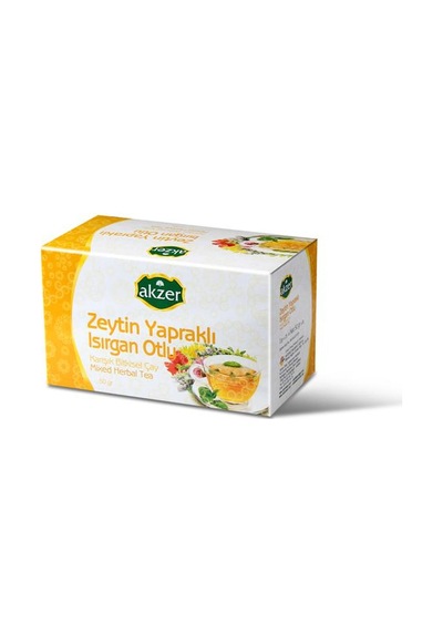 Akzer Fonksiyonel Zeytin Yapraklıı Isırgan Otlu Çay 25'li