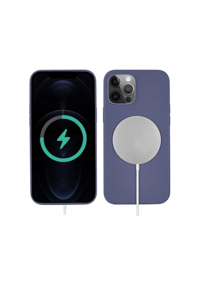Zeyline Apple Uyumlu iPhone 13 Pro Max Zore Silksafe Wireless Kapak-mor