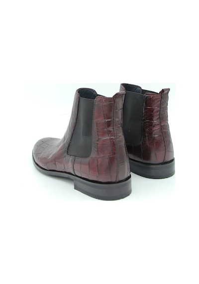Luciano Bellini Bj3001 Reptil Erkek Klasik Bot - Bordo-bordo Bordo