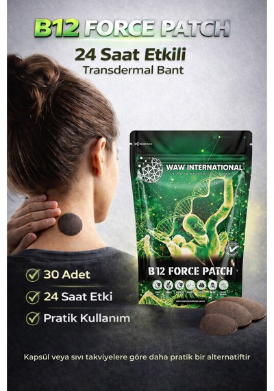 B12 Force Bant - Hızlı Emilimli Vitamin Desteği Ve Enerji Bandı