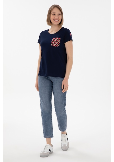 U.S. Polo Assn. Kadın Lacivert Bisiklet Yaka Tişört 50305832-VR033 U.S. Polo Assn. Kadın Lacivert Bisiklet Yaka Tişört 50305832-VR033