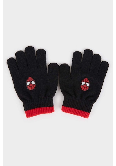 Defacto Erkek Çocuk Marvel Spiderman Triko Eldiven X9305a625wnbk32 Siyah