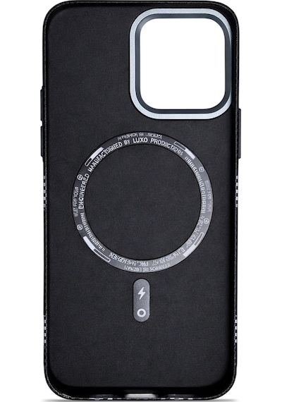 Aether Carbon Apple Uyumlu iPhone 14 Pro Max Magsafe Karbon Kılıf Monochrome Signal Monochrome Signal
