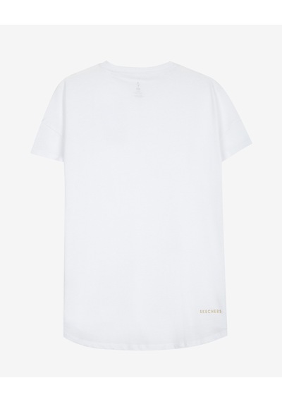 Skechers W Performance Tops Crew Neck T-Shirt Kadın Off White Tshirt S221482-102 Beyaz Skechers W Performance Tops Crew Neck T-Shirt Kadın Off White Tshirt S221482-102 Beyaz
