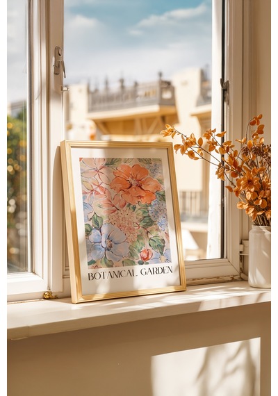 Rustik Tat Yansıması Ahşap Çerçeveli Poster Tablo 186