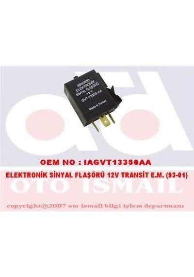 ÜNÜVAR 5350-2 SİNYAL FLASÖRÜ ELEKTRİKLİ TRANSIT EM  12V