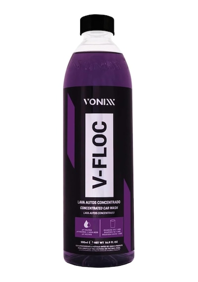 V-floc Ph Nötr Konsantre Oto Yıkama Şampuanı 500 Ml