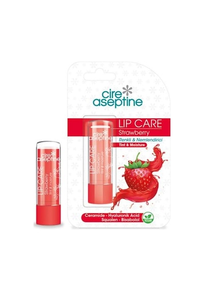 Cire Aseptin Çilekli Dudak Bakım Kremi 4,5 Gr