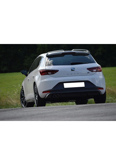 Seat Leon Mk3 Fr 2013- Difüzör (plastik) Arka Tampon Ek-difüzör