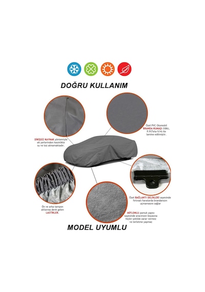 Hyundaı Getz Uyumlu Oto Branda - Su Geçirmez Araç Çadırı Hb1