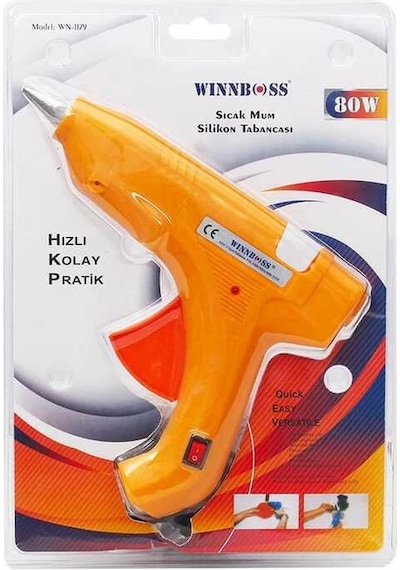 Winnboss Anahtarlı Sıcak Mum Silikon Tabancası - 80w