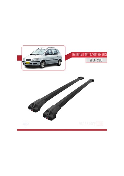 Hyundai Lavita / Matrix Fc 2001-2010 Arası İle Uyumlu Ace-1 Ara Atkı Tavan Barı Siyah