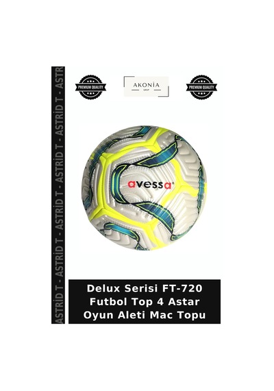 Delux Serisi Ft-720 Futbol Top 4 Astar Oyun Aleti Mac Topu Çok Renkli