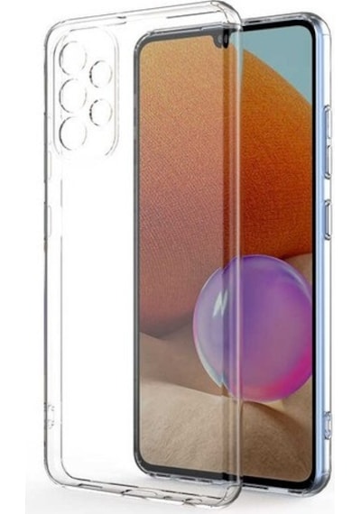 Samsung Galaxy A73 Uyumlu Ultra İnce Kamera Korumalı Logis Şeffaf Silikon Kılıf Şeffaf