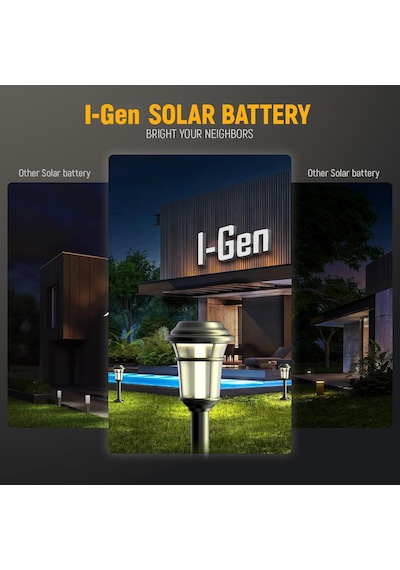B112 8 Adet Aa 1100 Mah Şarj Edilebilir Kalem Pil 1.2v Ni-mh Şarjlı Pil Solar Aydınlatma Uyumlu