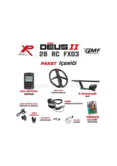 Deus 2 28cm Fmf Başlık,ana Kontrol Ünitesi,fx03 Kulaklık