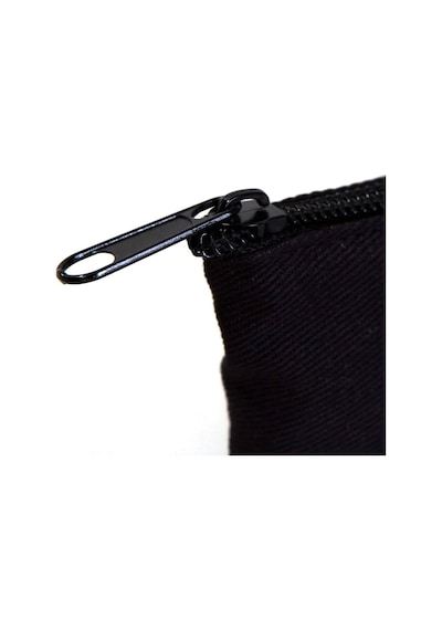 Rakerplus Siyah 21x10 Cm Fermuarlı Gabardin Kumaş Kalemlik