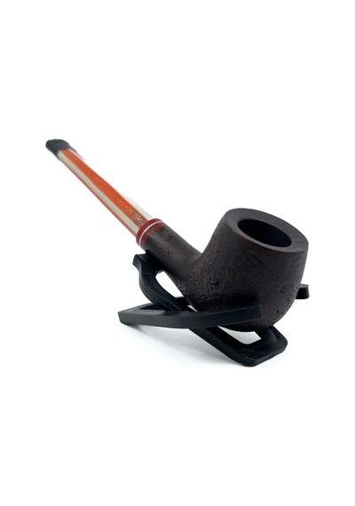 Dapper Half Bent Billiard Briar Gül Kökü 9 Mm Filtreli El Yapımı Pipo - 3552