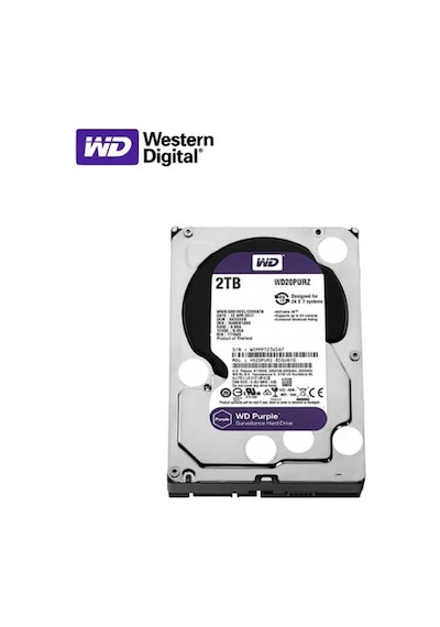 Wd Purple Wd20purz 2 Tb 3.5" Sata 3 64 Mb 7/24 Güvenlik Kamerası Diski