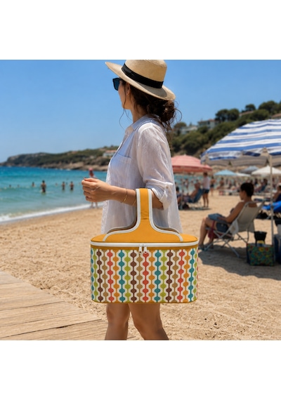 25 Lt Eva Termal Piknik Sepeti-476 Çok Renkli