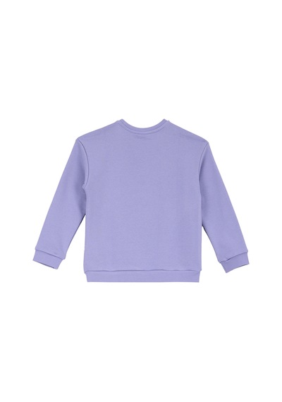 Barbie Lila Kız Çocuk Baskılı Relaxed Sweatshirt Brb6wg-swt6610