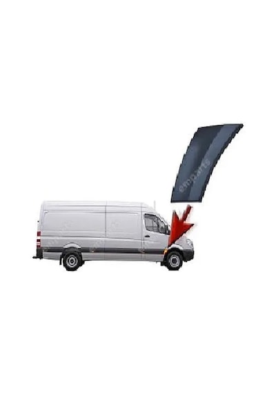 Mercedes - Ön Çamurluk Kaplaması Sağ Sprinter 2006-