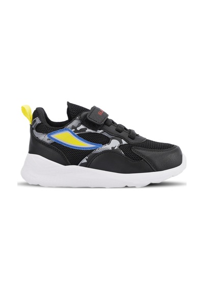 Slazenger KASHI KTN Çocuk Cırt Cırtlı Siyah - Kırmızı Sneaker