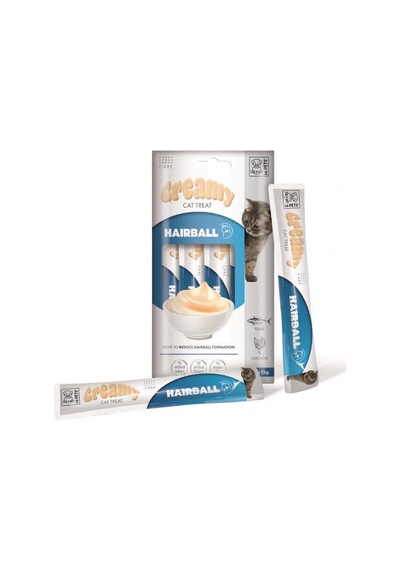 M-pets Creamy Hairball Tavuklu Ve Tuna Balıklı Kedi Ödülü 4x15 Gr