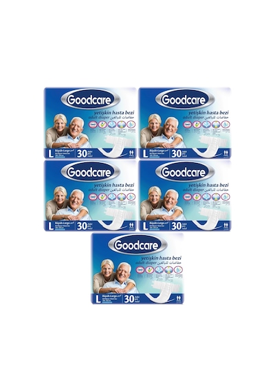 Goodcare Hasta Bezi Yetişkin Bel Bantlı Tekstil Yüzey L150 Adet L