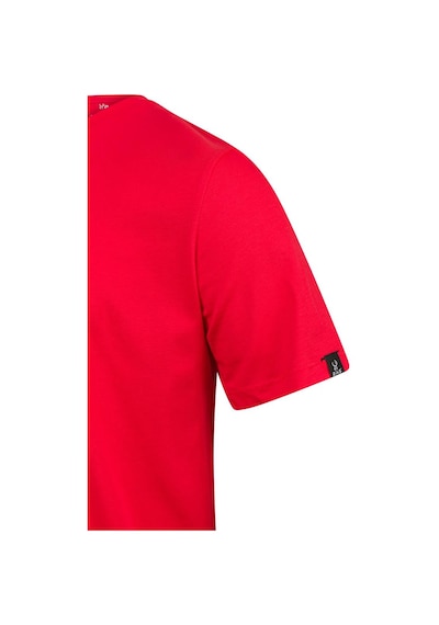2as Alex Baskılı Erkek Sıfır Yaka T-shirt 035 Kırmızı