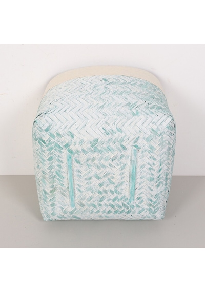 Humi 25x25x21 Cm Doğal Bambu M Sepet Mavi