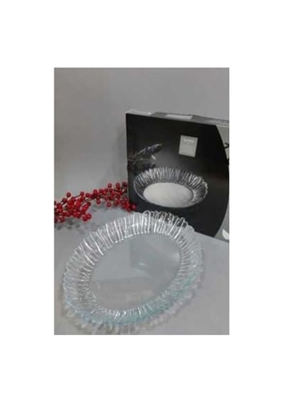 Paşabahçe Aurora Büyük Oval Tabak 33x25 Cm Kutulu Beyazz Çok Renkli