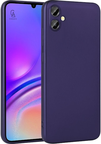 Samsung Galaxy A06 İle Uyumlu Kılıf Soft Yumuşak Telefon Kılıfı Ve Temperli Cam Ekran Koruyucu Lacivert