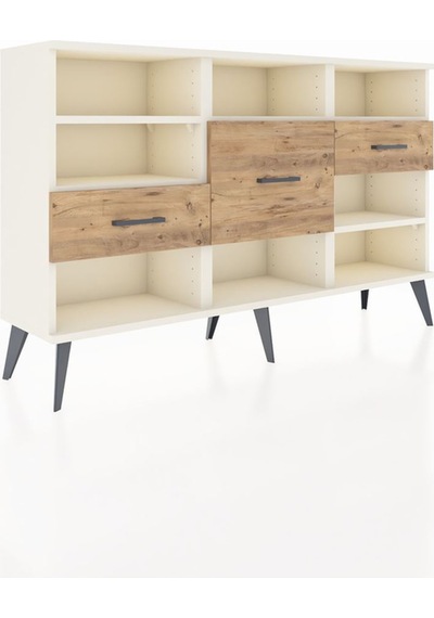 Arges Konsol 5 Raflı 3 Çekmeceli 132x30x83 Aytaşı-aytaşı/çam Aytaşı/çam Arges Konsol 5 Raflı 3 Çekmeceli 132x30x83 Aytaşı-aytaşı/çam Aytaşı/çam