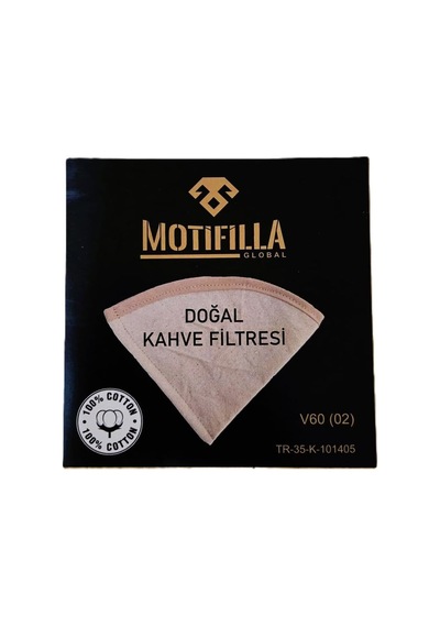 V60 02 Doğal Kahve Filtresi, %100 Pamuk, Bej Diğer