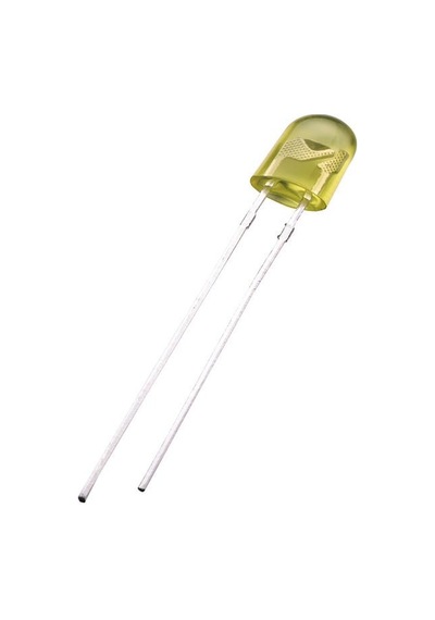 Led 5mm Sarı Oval Soğuk Difused 10 Adet