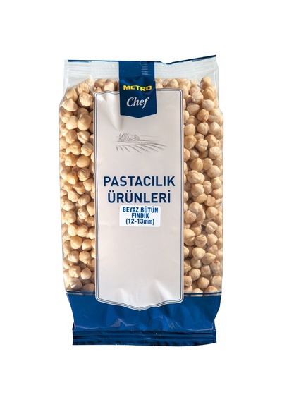Metro Chef Bütün Fındık 1 Kg 12-13mm - Pastacılık Ve Kuruyemiş İçin Tarı