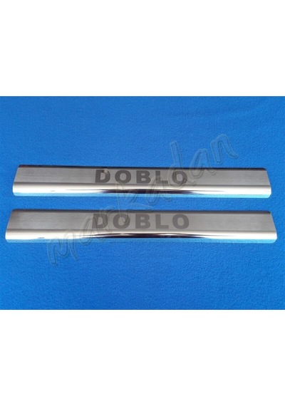 Fiat Doblo Krom Kapı Eşiği 2000-2012 2 Parça Paslanmaz Çelik