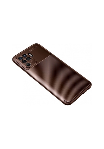 Oppo Reno 5 Lite Kılıf Karbon Tasarım Negro Silikon Kapak