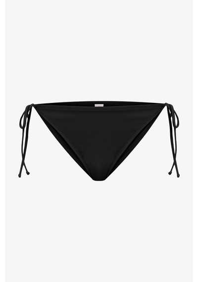 Penti Siyah Bağlamalı Düşük Bel Bikini Altı
